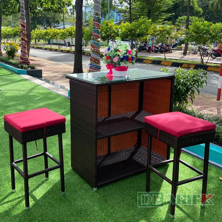 Ghế Bar Mây Nhựa Đa Dụng MT855