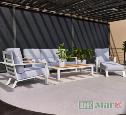 Bàn Ghế Sofa Sắt Hộp MT1031